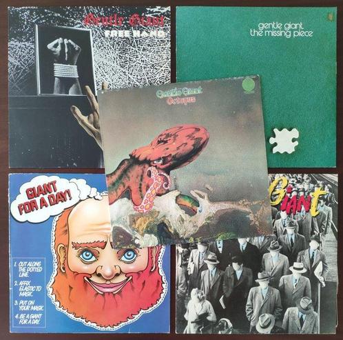 Gentle Giant - 5 Albums incl. Masterpiece Octopus! - LPs -, CD & DVD, Vinyles Singles