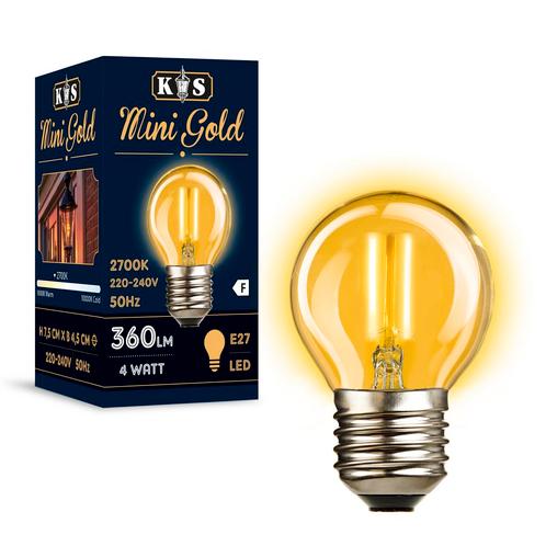 Lichtbronnen Mini Gold LED 4W Lichtbronnen, Huis en Inrichting, Lampen | Losse lampen, Verzenden
