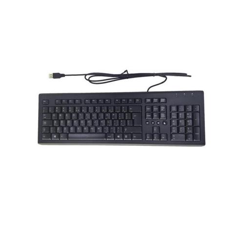 HP 697737-L31 USB toetsenbord zwart, Computers en Software, Toetsenborden, Nieuw, Ophalen of Verzenden