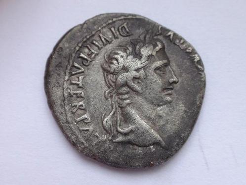 Romeinse Rijk. Augustus (27 v.Chr.-14 n.Chr.). AR Denarius, Timbres & Monnaies, Monnaies | Europe | Monnaies non-euro