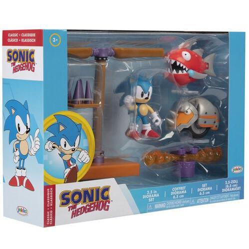 Sonic the hedgehog 2.5 in Diorama set, Enfants & Bébés, Jouets | Figurines, Enlèvement ou Envoi