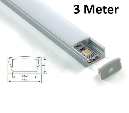 LED Profiel 3 meter - 8mm slim line, Bricolage & Construction, Métaux, Envoi