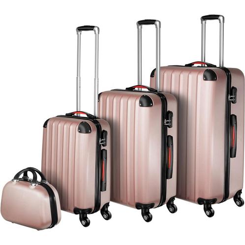 Kofferset Pucci 4-delig - roségoud, Handtassen en Accessoires, Uiterlijk | Cosmetica en Make-up, Verzenden