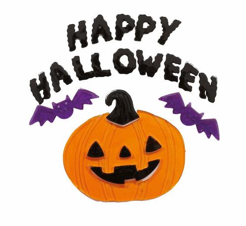 Halloween Raamdecoratie Happy Halloween, Hobby & Loisirs créatifs, Articles de fête, Envoi