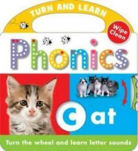 Wipe Clean: Turn and Learn: Phonics by Katie Cox (Board, Livres, Livres Autre, Envoi