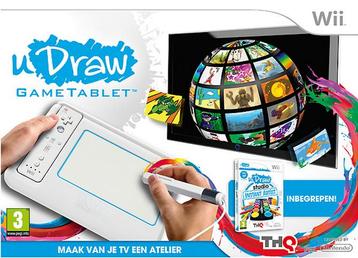 uDraw Game tablet inclusief instant artist (wii nieuw)