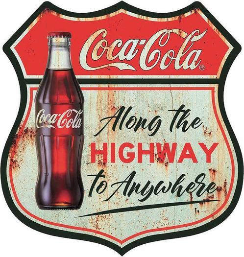 Coca Cola retro signs - nostalgische wandborden, Verzamelen, Merken en Reclamevoorwerpen, Reclamebord, Nieuw, Ophalen of Verzenden