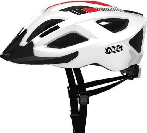 Helm ABUS Aduro 2.0 race white L (58-62cm) 72551, Motoren, Kleding | Motorhelmen, Verzenden