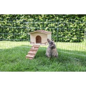 Knaagdierhok konijnenhok nature 30x22, 5x20cm met, Dieren en Toebehoren, Knaagdieren en Konijnen | Toebehoren