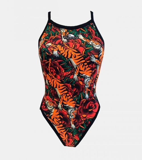 opruiming showmodel Turbo (SIZE XL) Sportbadpak Tiger Roses, Vêtements | Femmes, Vêtements de Bain & Maillots de Bain, Envoi