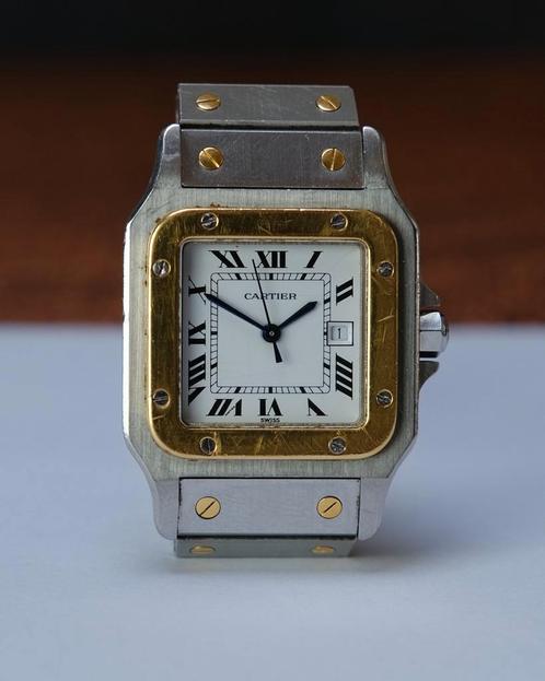 Cartier Santos Carrée 2961, Handtassen en Accessoires, Horloges | Dames, Verzenden