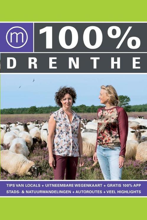 100% regiogidsen  -   100% Drenthe 9789057677403, Livres, Guides touristiques, Envoi