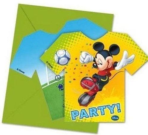Mickey Mouse Uitnodigingen 6st, Hobby & Loisirs créatifs, Articles de fête, Envoi