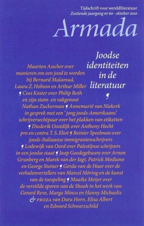 Armada 60 - Joodse identiteiten in de literatuur - Maarten A, Livres, Littérature, Envoi