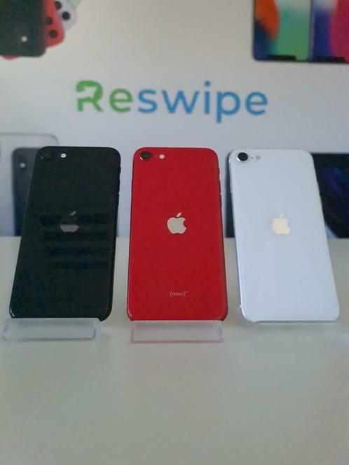 iPhone SE 64GB 128GB 256GB Zwart Wit Rood +3 Jaar garantie, Telecommunicatie, Mobiele telefoons | Apple iPhone, Zo goed als nieuw