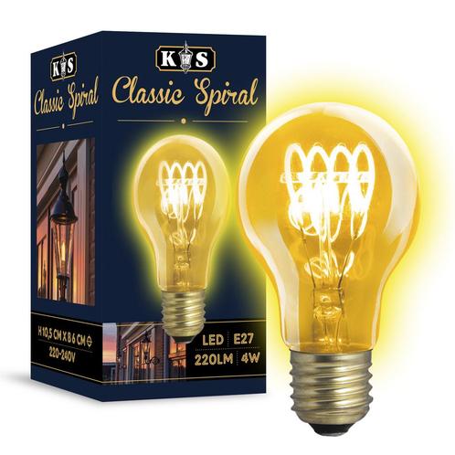 Lichtbronnen Classic Spiral LED 4W Lichtbronnen, Maison & Meubles, Lampes | Lampes en vrac, Envoi