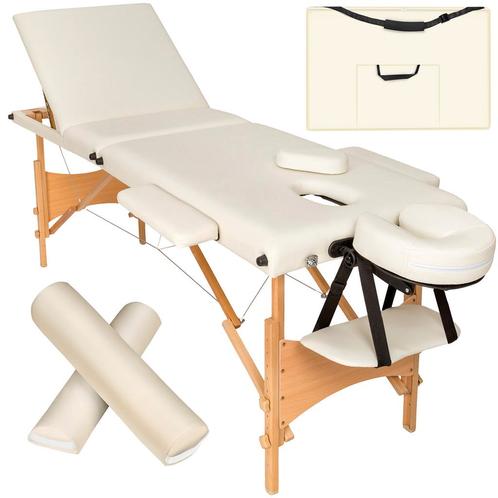 3 zones massagetafel-set Daniel met 3cm matras, rolkussens e, Sports & Fitness, Produits de massage, Envoi