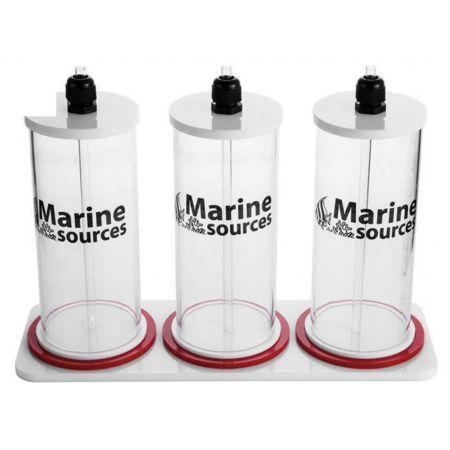 Marine Sources Vloeistof opslagcontainers (3 x 0.8L + basisp, Animaux & Accessoires, Oiseaux | Canaris