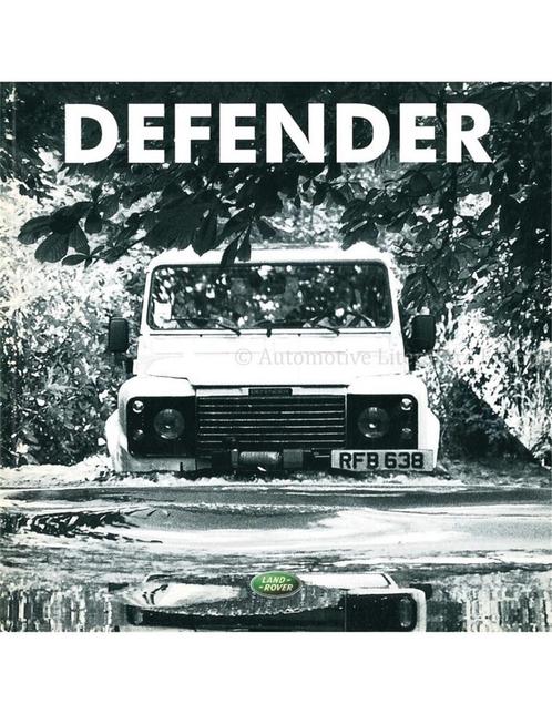 2001 LAND ROVER DEFENDER BROCHURE ENGELS, Boeken, Auto's | Folders en Tijdschriften