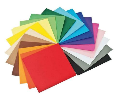 Groot assortiment gekleurd papier en karton!, Hobby & Loisirs créatifs, Dessin, Envoi