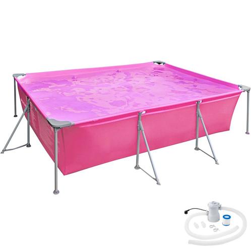 Zwembad rechthoekig 300 x 207 x 70 cm - pink, Jardin & Terrasse, Piscines, Envoi