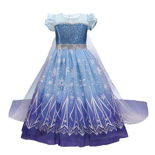 Prinsessenjurk - Elsa jurk - Queen - Kleedje, Kinderen en Baby's, Carnavalskleding en Verkleedspullen, Verzenden
