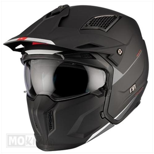 MT Helmet Helm streetfighter sv mat zwart, Vélos & Vélomoteurs, Pièces de cyclomoteur | Scooters, Enlèvement ou Envoi
