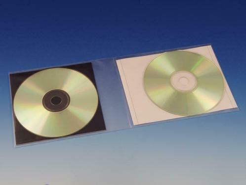 100 Ruimtebesparende hoesjes voor Dubbel CD’s, Cd's en Dvd's, Cd's | Pop, Nieuw in verpakking, Verzenden