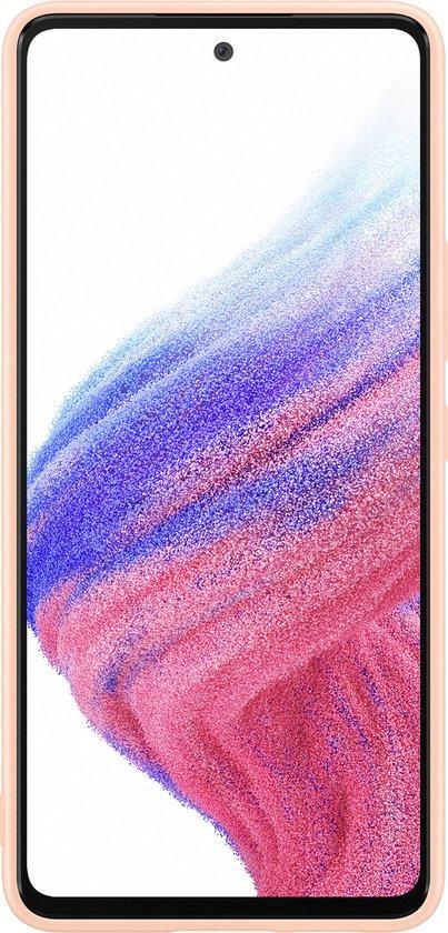 Samsung Siliconen Hoesje - Samsung Galaxy A53 - Peach, Télécoms, Téléphonie mobile | Housses, Coques & Façades | Samsung, Envoi