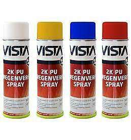 Vista 2K PU spuitbus wegenverf spray voor lijnmarkering 500m, Bricolage & Construction, Peinture, Vernis & Laque, Envoi