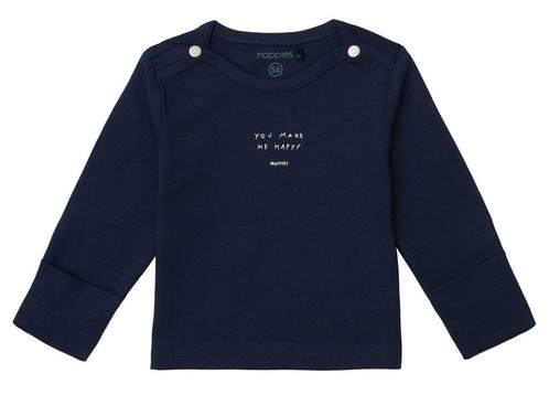 Noppies - Unisex Shirt Neisse Black Iris, Kinderen en Baby's, Babykleding | Maat 50, Nieuw, Shirtje of Longsleeve, Ophalen of Verzenden