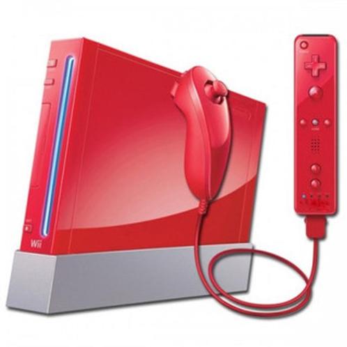 Nintendo Wii Rood + Controller (Bundel) (Wii Spelcomputers), Consoles de jeu & Jeux vidéo, Consoles de jeu | Nintendo Wii, Enlèvement ou Envoi