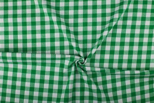 Boerenbont stof groen 18mm geruit - Katoen stof 80m op rol, Hobby & Loisirs créatifs, Tissus & Chiffons, Envoi