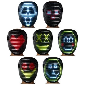 Masque LED - 234 LED multicolores | 14 ans et plus