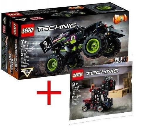 Lego - MISB - Lego Technic - NEW - 42118 Monster Jam Grave, Kinderen en Baby's, Speelgoed | Duplo en Lego