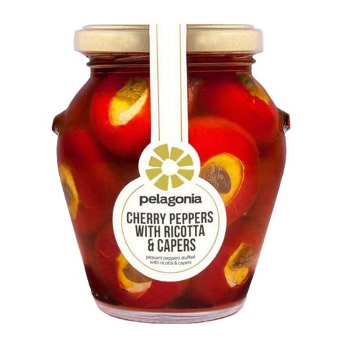 Pelagonia Cherry Peppers With Ricotta & Capers 280g, Verzamelen, Wijnen