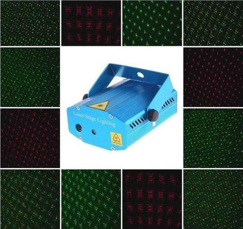 Mini laser discoverlichting lamp projector led disco *BLAUW*, Musique & Instruments, Lumières & Lasers, Envoi