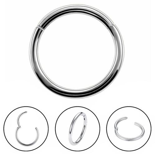 Fako Bijoux® - Chirurgisch Stalen Ring Piercing - Diameter, Bijoux, Sacs & Beauté, Piercings, Envoi