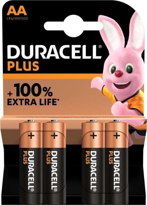 Duracell Alkaline Plus AA batterij 4 pack op Overig, TV, Hi-fi & Vidéo, Batteries, Envoi