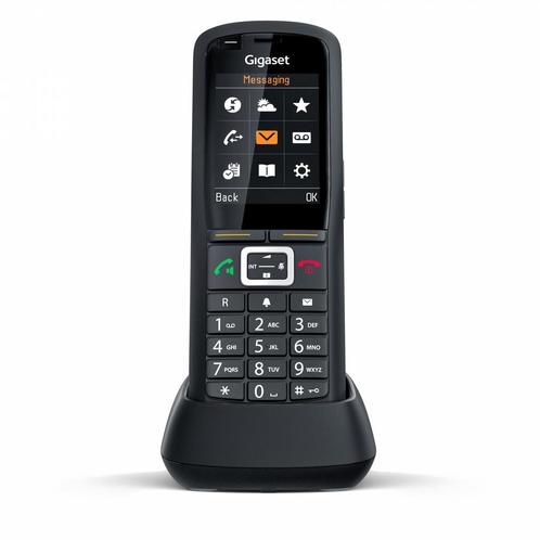 Gigaset R700H Pro Bluetooth/DECT-Handset Zwart, Télécoms, Standards téléphoniques & Centraux téléphoniques, Enlèvement ou Envoi