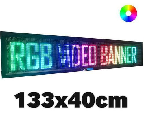 UltraPro LED video lichtkrant 133*40cm - RGB, Zakelijke goederen, Kantoor en Winkelinrichting | Apparatuur en Telecommunicatie