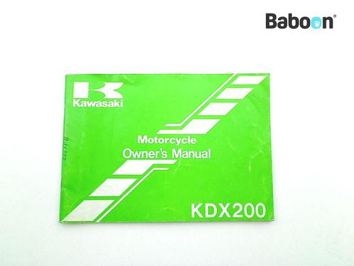 Livret dinstructions Kawasaki KDX 200 1989-1994 (KDX200E), Motoren, Onderdelen | Kawasaki, Verzenden