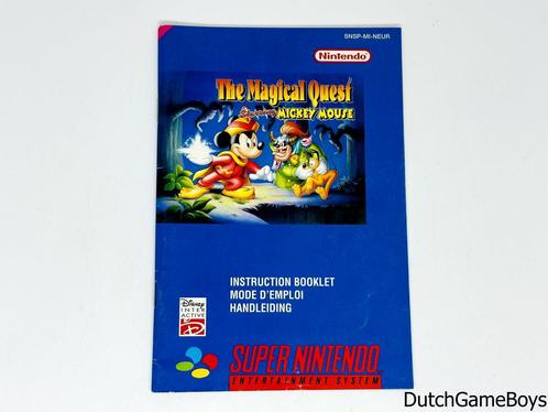 Super Nintendo / SNes - The Magical Quest Starring Mickey Mo, Consoles de jeu & Jeux vidéo, Jeux | Nintendo NES, Envoi