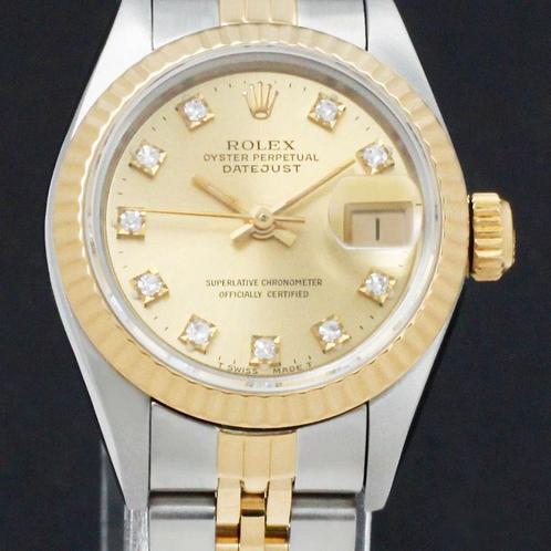 Rolex Lady-Datejust 26 69173G uit 1992, Bijoux, Sacs & Beauté, Montres | Femmes, Envoi