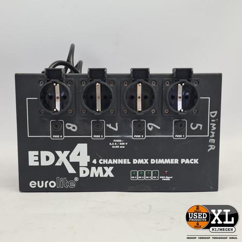Eurolite 4CH DMX Dimmer Set EDX-4 I Nette Staat, Musique & Instruments, Câbles & Prises, Enlèvement ou Envoi