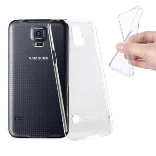 Samsung Galaxy S5 Transparant Clear Case Cover Silicone TPU, Télécoms, Téléphonie mobile | Housses, Coques & Façades | Samsung