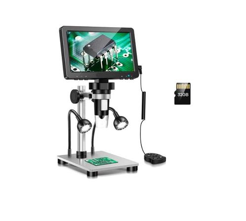 TM Digitale microscoop met HD-scherm 10X-1200X vergroting, Auto diversen, Autogereedschap, Verzenden