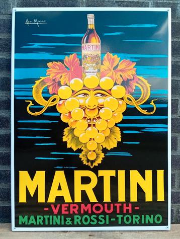 emaille bord Martini - vermouth & rossi - torino