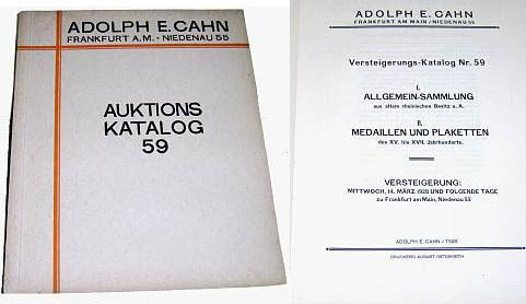 14 3 1928 Cahn, Adolph E, Frankfurt a M, Livres, Catalogues & Dépliants, Envoi