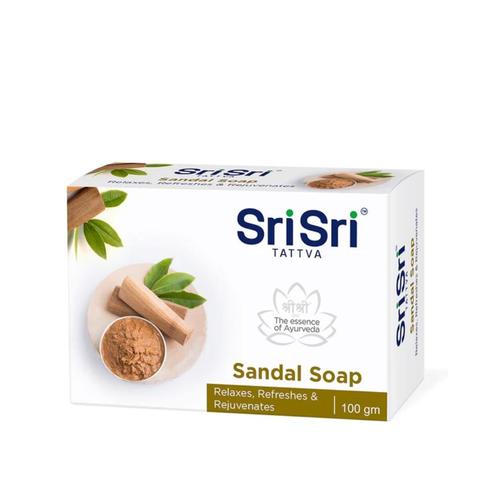 Sandal Soap Sri Sri Tattva - 100 g, Sports & Fitness, Produits de santé, Wellness & Bien-être, Enlèvement ou Envoi